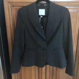 Tweed poly/wool 2 button suit jacket!